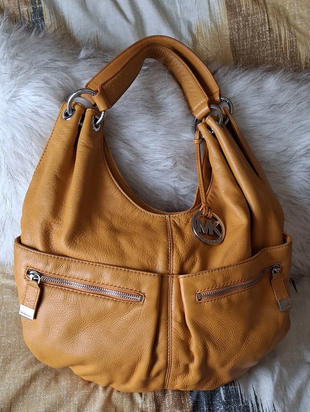 Michael Kors Large Layton Marigold Hobo Bag